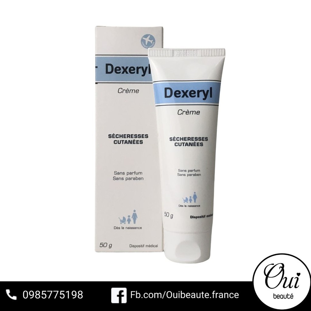 Kem dưỡng da Dexeryl , Kem chàm nẻ dành cho bé 50g 250g Ouibeaute