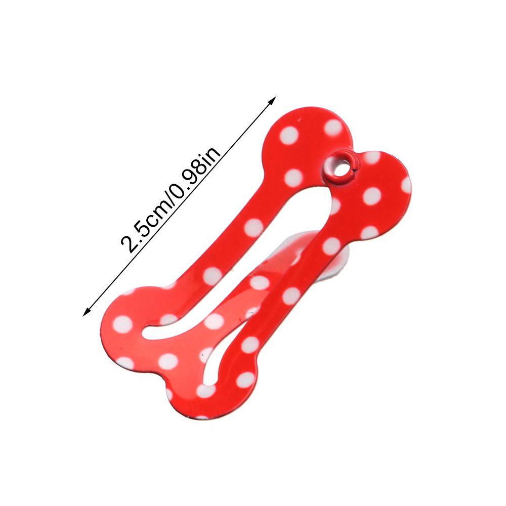 RAINBOW Set 5 Kẹp Tóc Hình Cục Xương 2.5cm Dành Cho Búp Bê