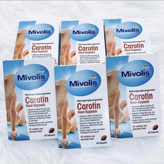 Viên uống chống nắng DM Mivolis Carotin