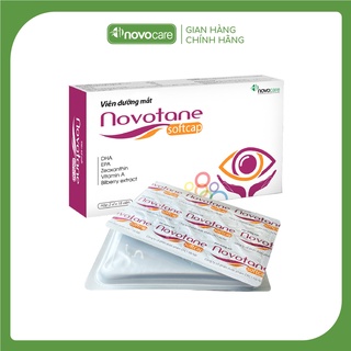 Viên Uống Bổ Mắt - Novotane Softcap - Bổ Sung Dưỡng Chất Giúp Giảm Khô, Mỏi Mắt, Mờ Mắt