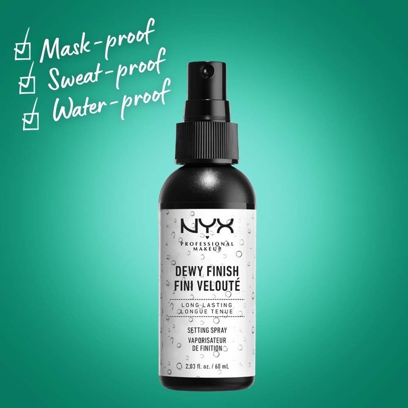 Xịt khóa nền NYX Long Lasting Makeup Setting Spray
