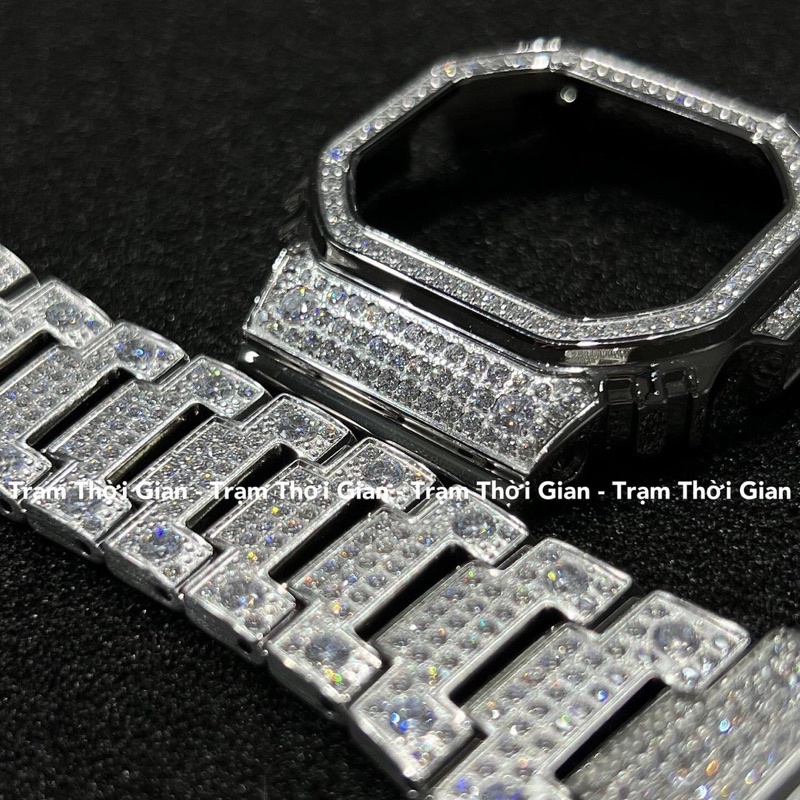 Set vỏ dây đòng hồ casio G-shock dw-5600 đính đá sang trọng