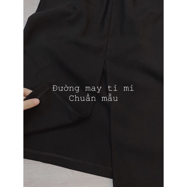 CHÂN VÁY MIDI TÚI SƯỜN