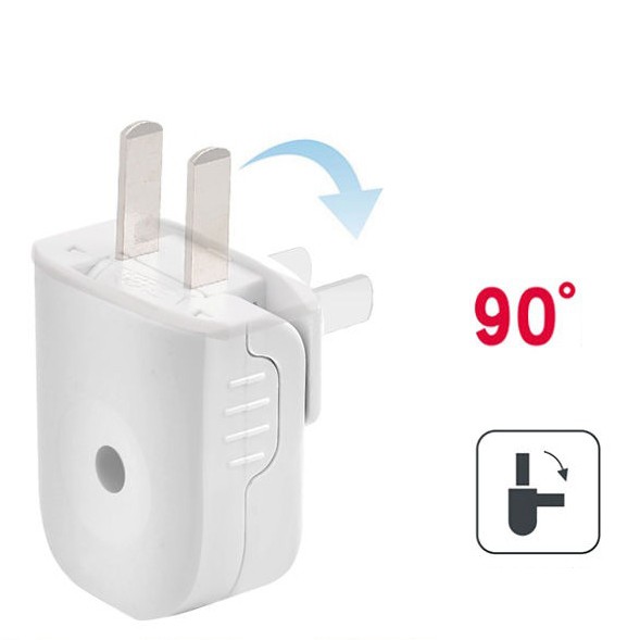 Phích cắm chân dẹt gấp