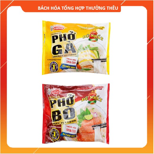 5 gói phở bò/ gà Đệ Nhất x 65g | BigBuy360 - bigbuy360.vn