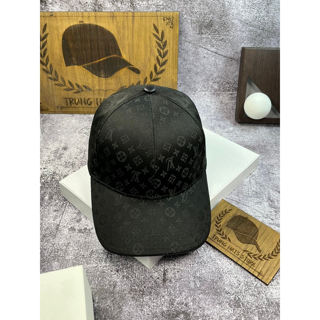 Nón kết, mũ lưỡi trai nam nữ LV Viền Da vải Kaki mịn thời trang cá tính chuẩn phong cách (Ảnh thật)