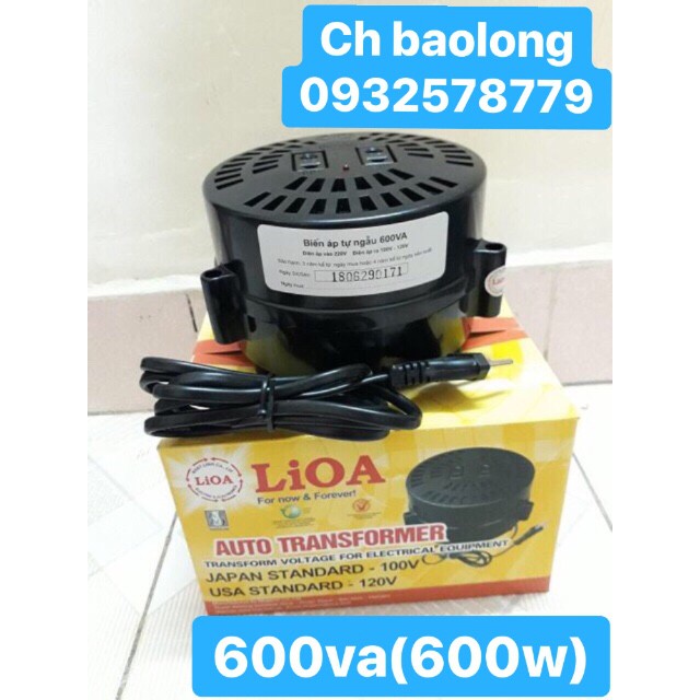 Đổi Nguồn LIOA , BIẾN ÁP 600VA vào 220V ra 100V đến 120V