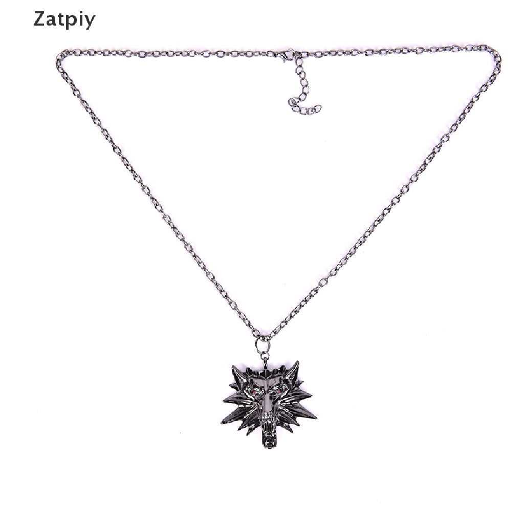 Zatpiy The Witcher 3 III Wild Hunt Wolf Medallion - Geralt of Rivia's Necklace VN