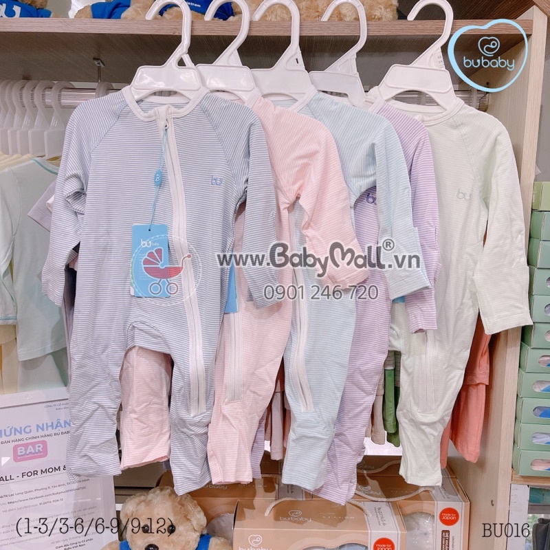 Bubaby Body kéo khoá kẻ sọc BU106