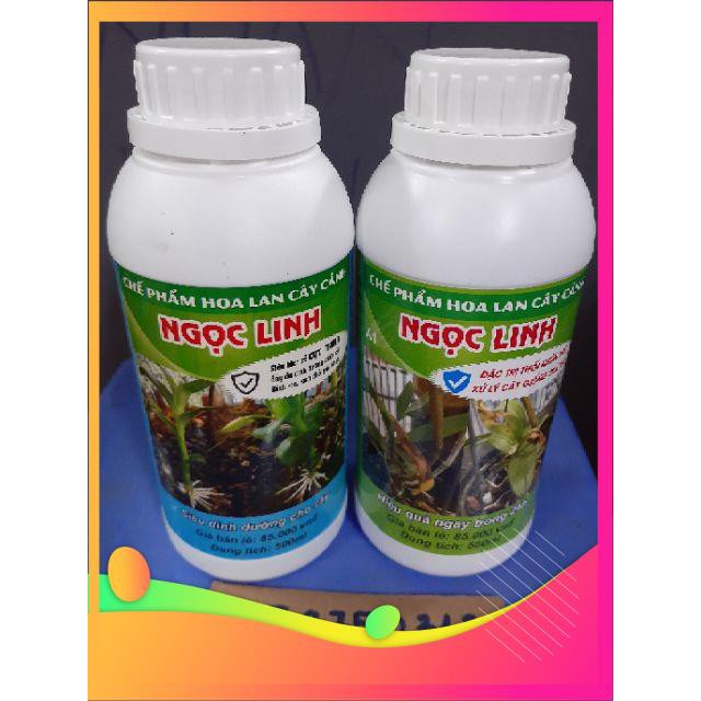 Combo bộ 2 chế phẩm kích rễ và thối nhũn Ngọc Linh chai 500ml