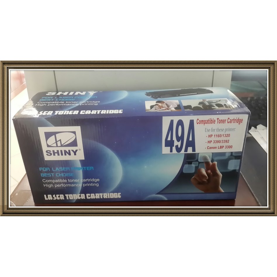 Hộp mực HP 49A/308 dùng cho máy in HP 1320/1160/3390/3392, Canon LBP 3300 ... hiệu SHINY