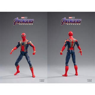 Hoạt hình Trung Quốc uy tín Avengers Spider Iron Man mk85 mô đồ chơi Captain America siêu có thể thay đổi được làm bằng