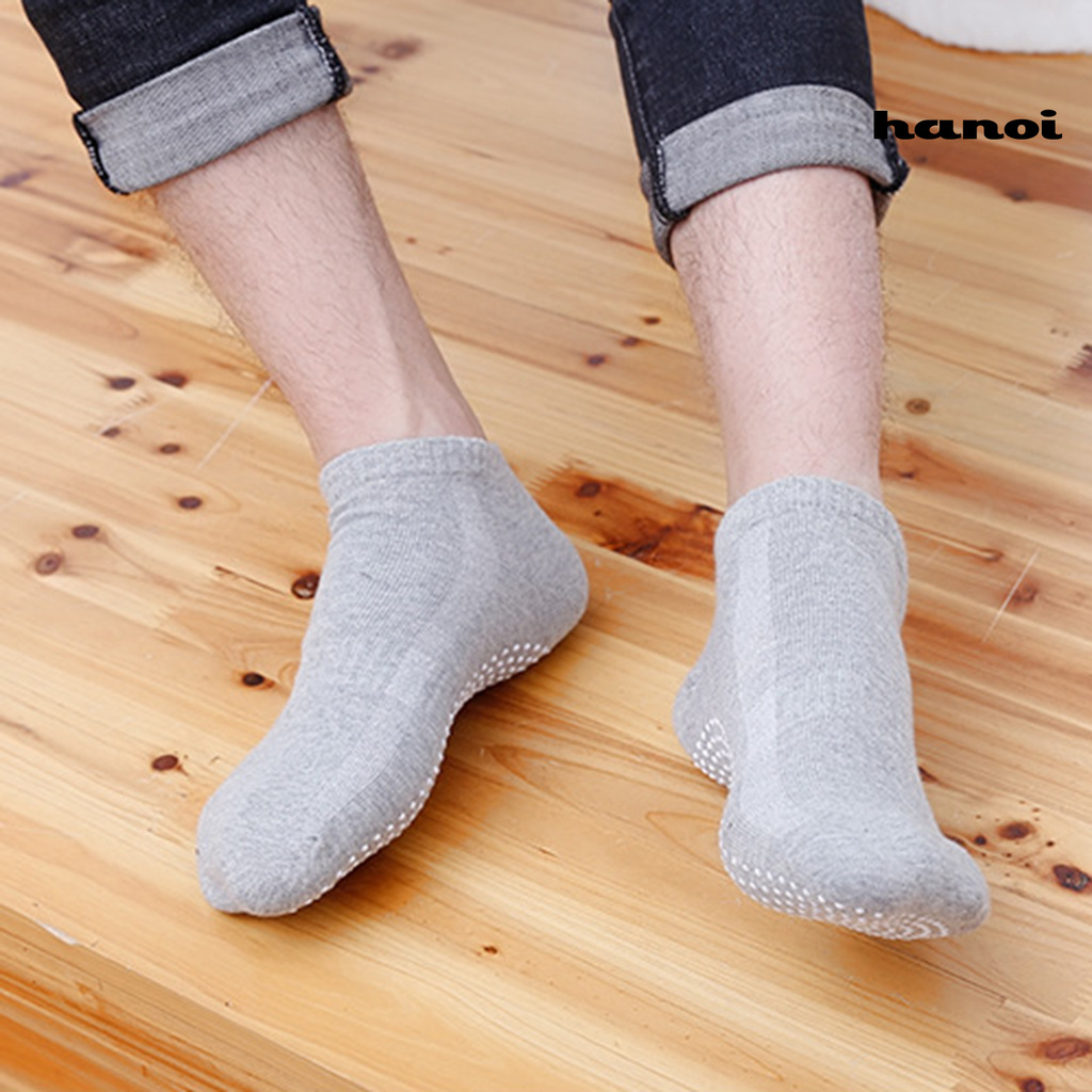 1 Đôi Tất Cotton Thoáng Khí Chống Trượt Để Tập Yoga Dành Cho Nam Và Nữ