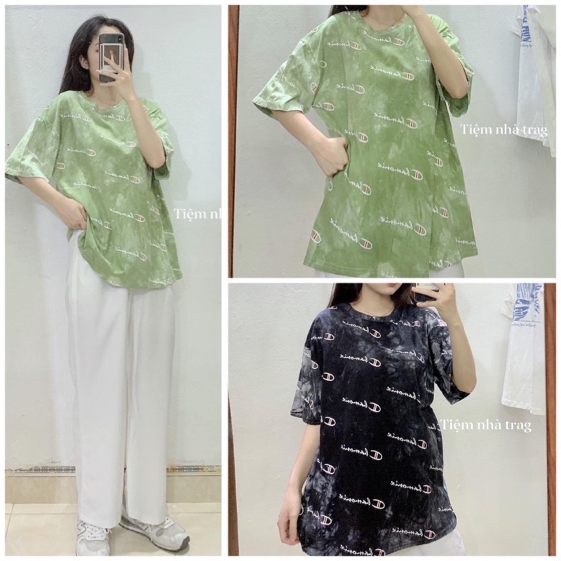 Áo Thun Loang Unisex  Áo Phông Loag Ulzzang Form Rộng Tay Lỡ Nam Nữ SIÊU ĐẸP