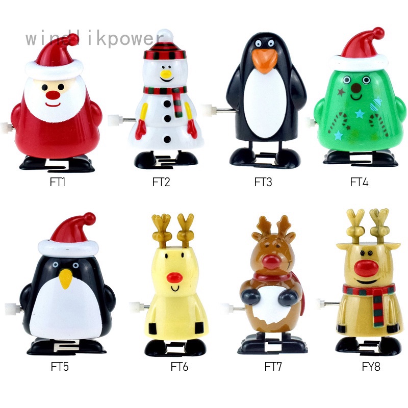 Đồ Chơi Lên Dây Cót Hình Ông Già Noel / Người Tuyết / Chim Cánh Cụt