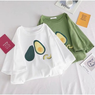 Áo thun form rộng tay lỡ Bơ 1 quả 🥑 và Bơ 2 quả 🥑🥑