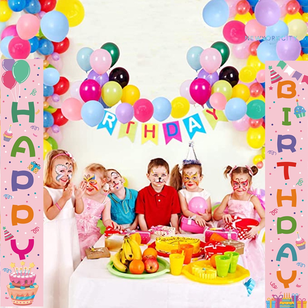 Bộ Dây Treo Trang Trí Tiệc Sinh Nhật In Chữ Happy Birthday