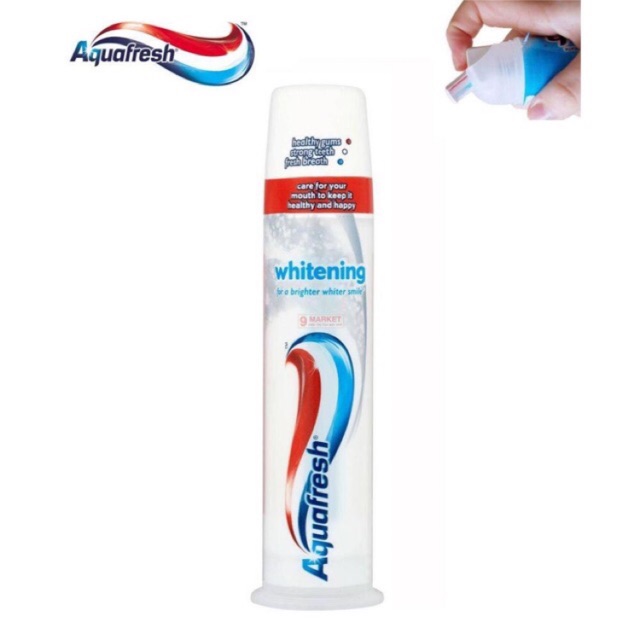 [Hàng xách tay Anh] Kem đánh răng Aquafresh Whitening 100ml
