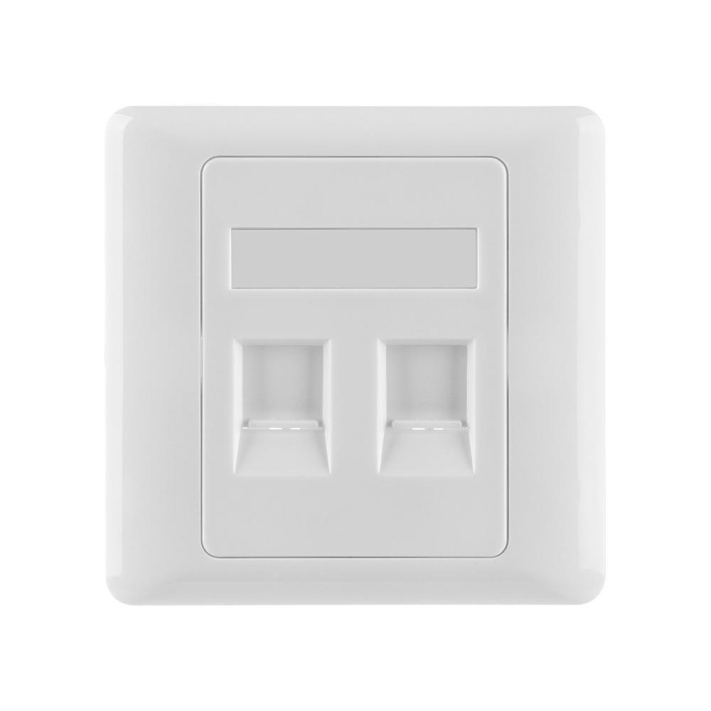 PISTA Ổ Cắm Điện Gắn Tường 1 Cổng 2 Cổng Và 4 Cổng Mạng Ethernet Cải Thiện Máy Tính