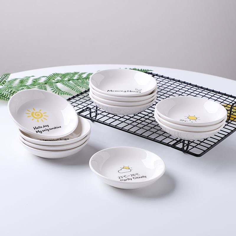 Đĩa Sứ Xinh Xắn Thông Điệp Sâu Sắc Cho Một Ngày Mới Đẹp Tươi