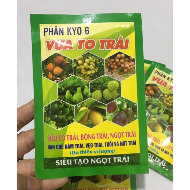 Vua to trái, to quả 30gr -Giúp lớn trái, bóng đẹp quả, hạn chế nứt quả, nám quả