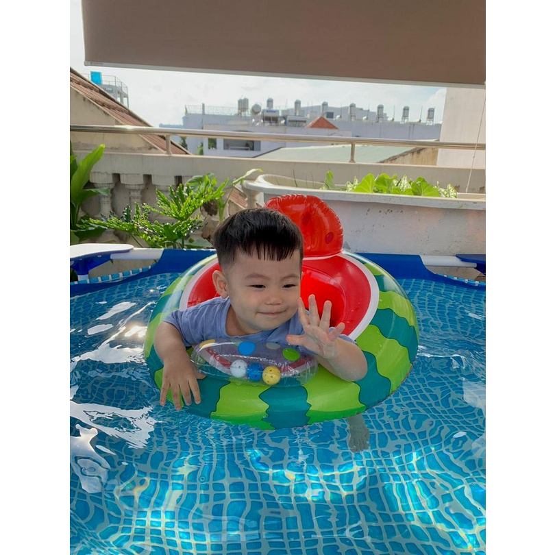 Phao bơi dưa hấu xỏ chân cho bé INTEX 56592
