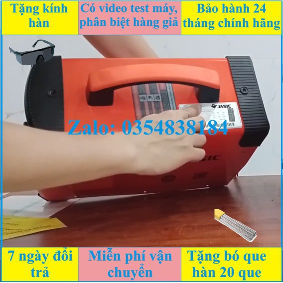 Máy hàn que điện tử Jasic 450 chính hãng hàng công ty