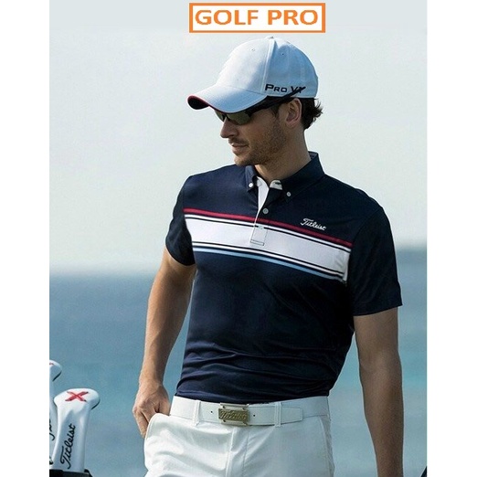 Áo đánh golf nam Titleist phông ngắn tay thoáng khí thể thao cao cấp GOLF PRO AN007