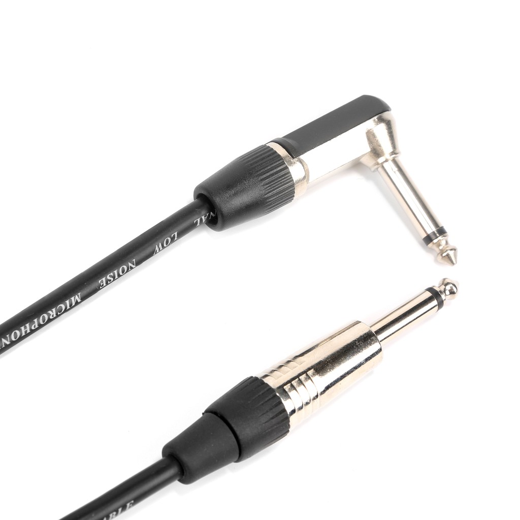 【1.5m/3m/5m/10m】6.35mm Jack To 6.35mm 1/4" Microphone Cable Guitar cord Mono angle head Audio Aux Cable Adapter Jack Audio Cable Double Guitar