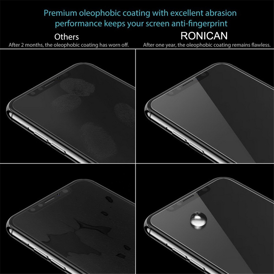 Kính cường lực chất lượng cao bảo vệ màn hình hiệu quả cho Iphone 7 8 Plus X Xs 11 Pro Max Xr 5s