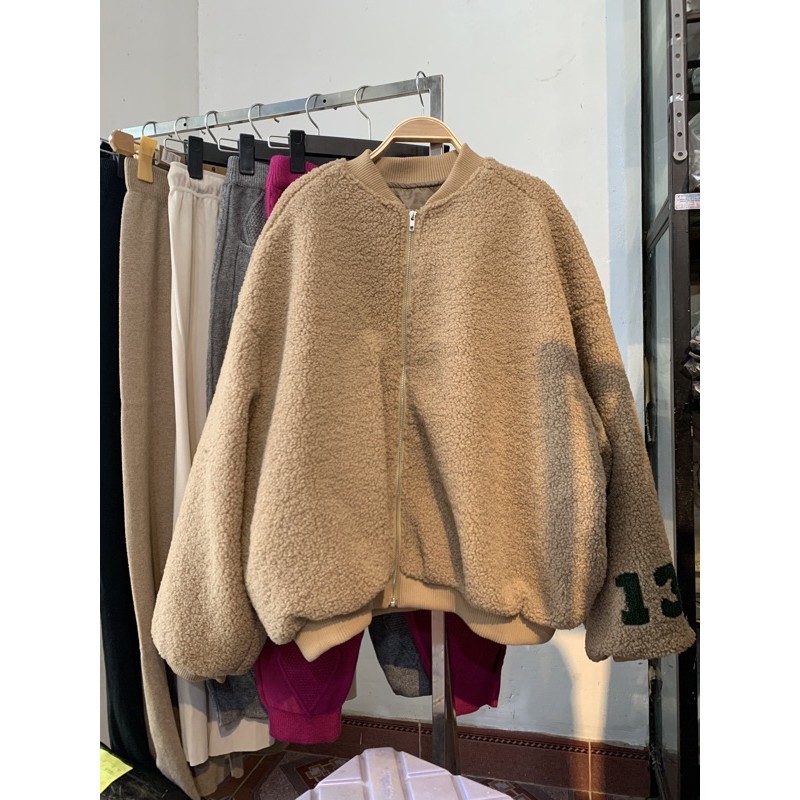 Áo lông cừu bomber