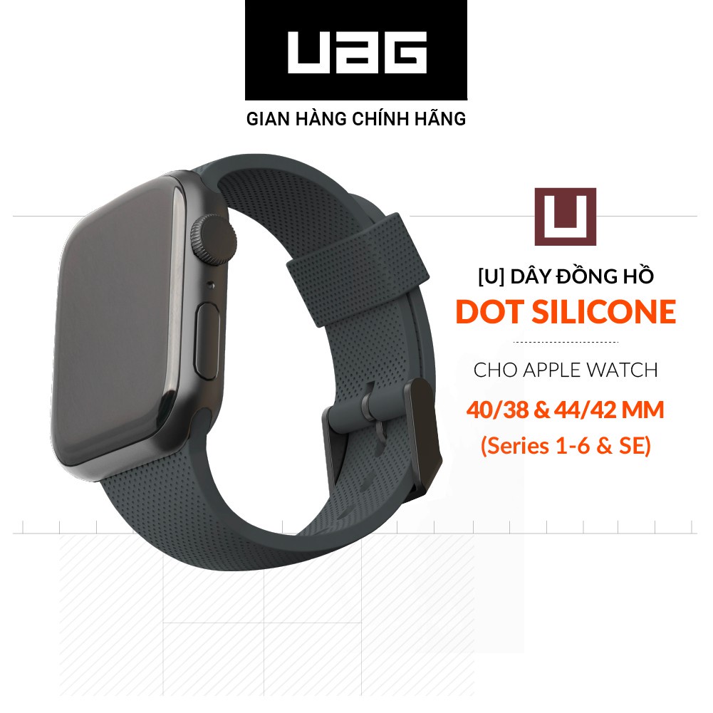 [U] Dây đồng hồ UAG Dot Silicone cho Apple Watch Serire 6/5/4/SE