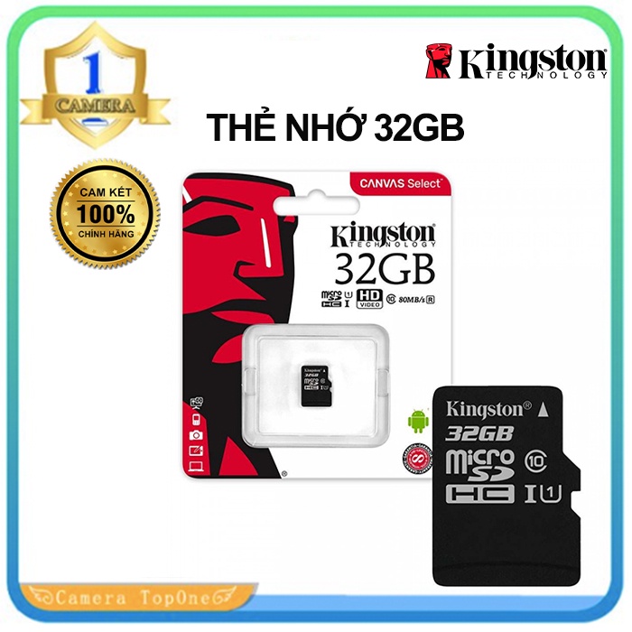 Thẻ nhớ KINGSTON 32GB Micro SD Class 10