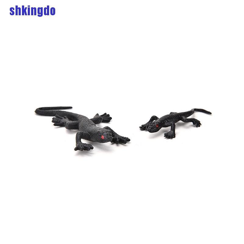 Set 2 mô hình thằn lằn đồ chơi bằng nhựa vui nhộn
