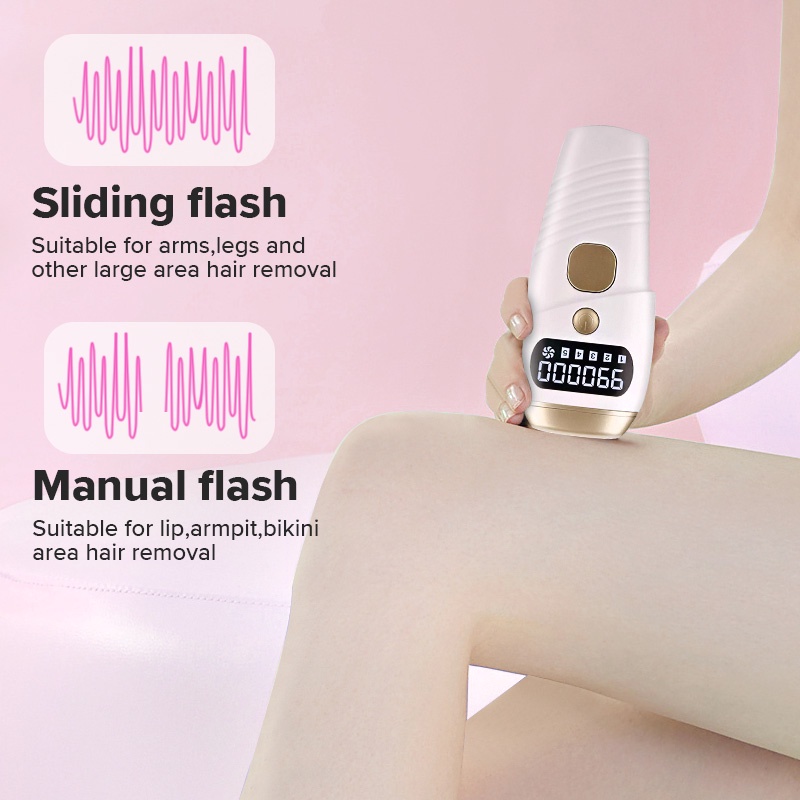 Thiết bị triệt lông UBEATOR bằng tia laser không gây đau thiết kế nhỏ gọn dễ dùng cho cả nam và nữ