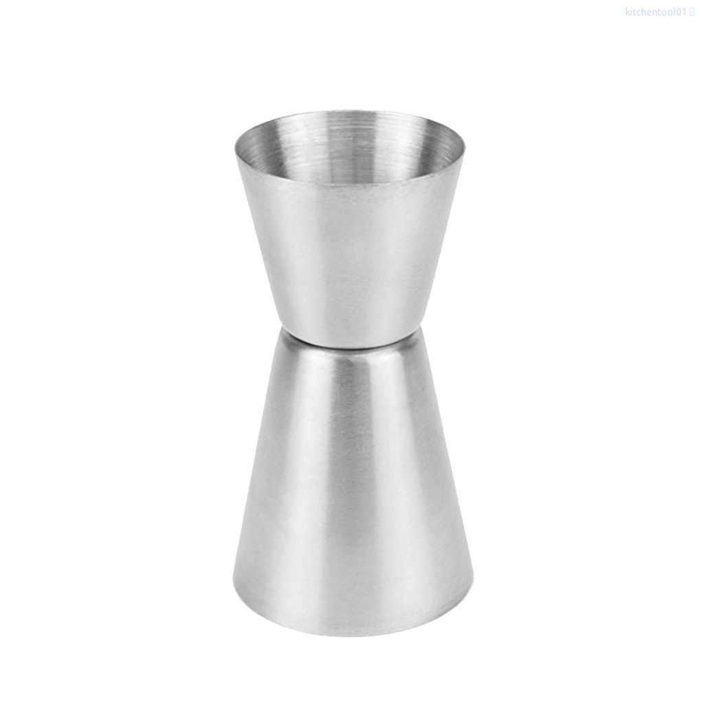 Cốc Đo Lường 25 / 50ml Bằng Thép Không Gỉ Hai Đầu Chuyên Dụng Cho Nhà Bếp / Quán Bar Jigger01