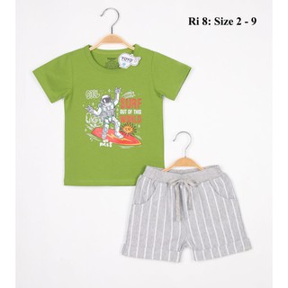 Sale lẻ size===145k===>120k===bộ thun yoyo bé trai