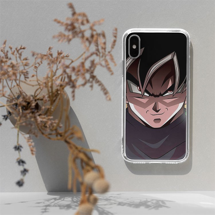 Ốp lưng iphone silicon chống bẩn Dragon Ball Songoku Black cho Iphone 5 6 7 8 Plus 11 12 Pro Max X Xr BLUGOK0001