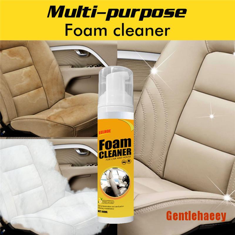 GENEY Car Interior Cleaning Foam Cleaner Car Seat Interior Auto Leather Clea