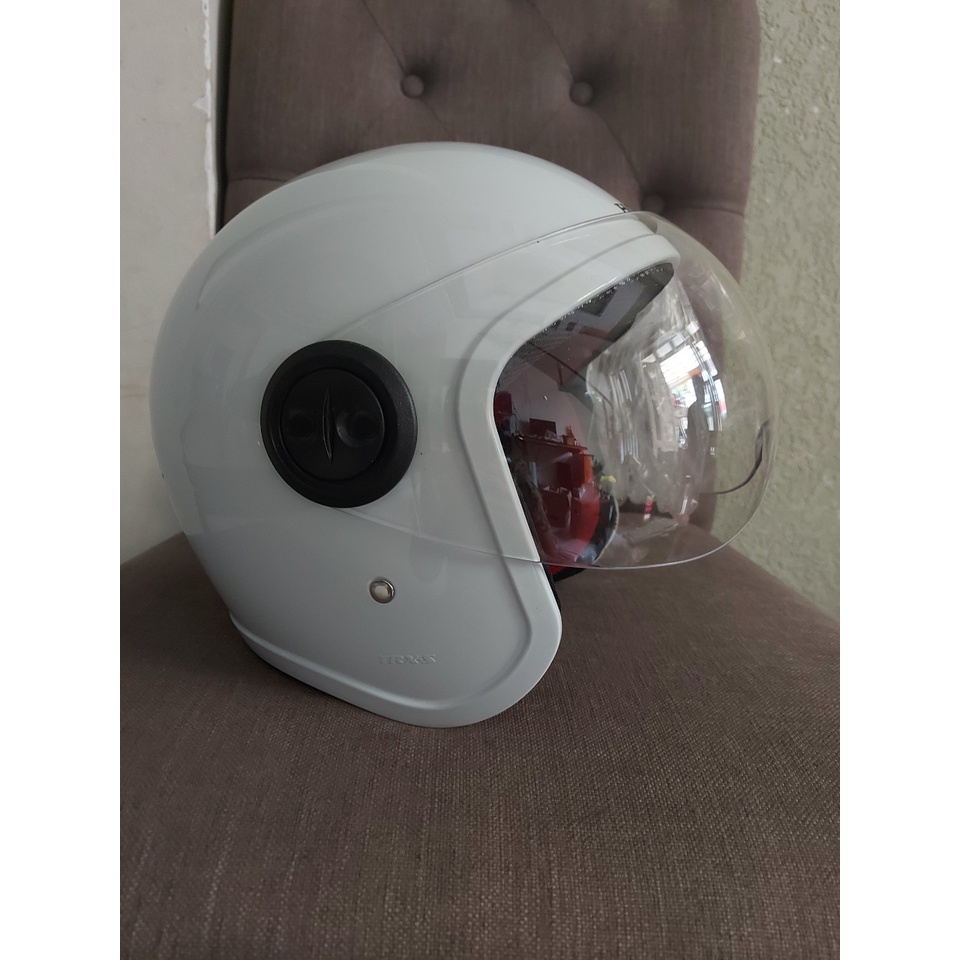 [Mã LIFEXANH03 giảm 10% đơn 500K] mũ/nón honda 3/4 nữ - nhập theo xe indo - trắng