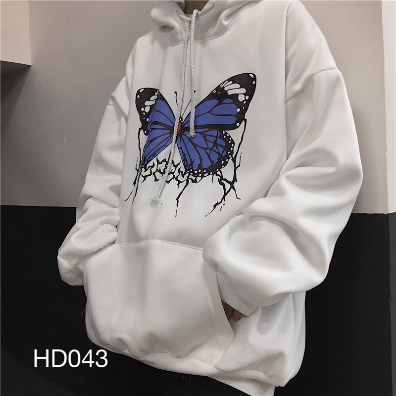 Áo hoodie nam nữ VN CLO in hình bướm - HD043