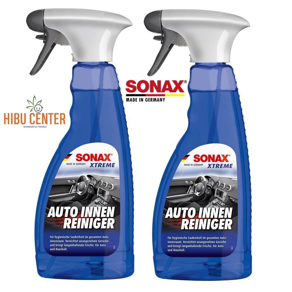 Dung Dịch Làm Sạch Khoang Nội Thất Xe Xtreme Có Khử Mùi SONAX Xtreme Interior Cleaner 221241 (500ml) Hàng Đức Chính Hãng