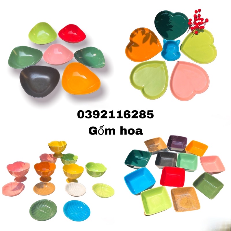 Hũ Sứ làm caramen, sữa chua, bát đựng bánh flan, ly kem, gốm sứ bát tràng