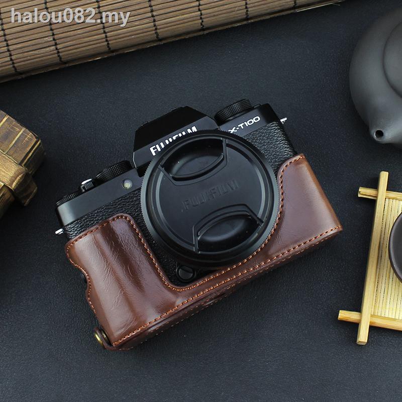 ✆Túi Da Đựng Máy Ảnh Fuji xt200 xt30 t10 xe3 xa7 a5 a3 xe4 xt4 xs10 Tiện Dụng