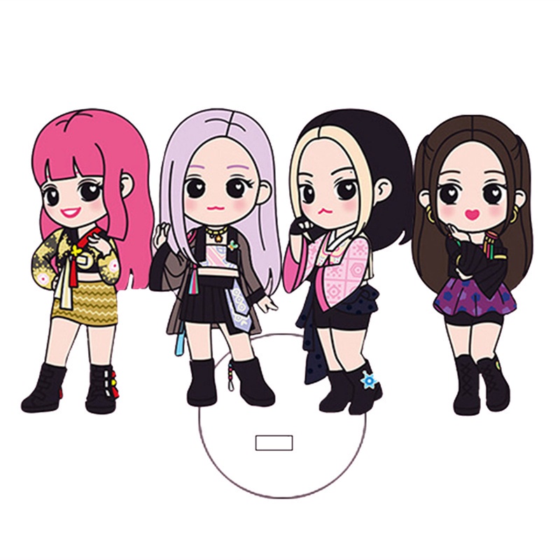 Tmdbyx Đế Trưng Bày Mô Hình Nhóm Nhạc Kpop Blackpink Đứng