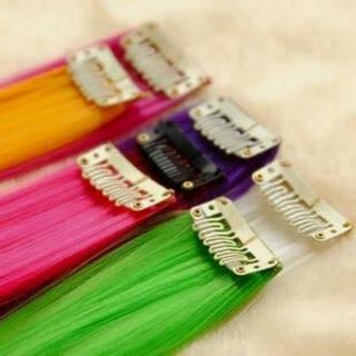 Tóc giả sợi light nhiều màu