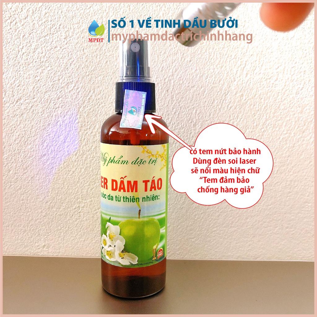 Toner dấm táo giảm nhờn, làm sáng da, sạch mụn, mờ thâm,... 100ml