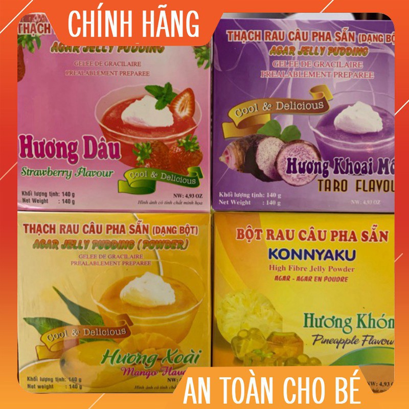 BỘT THẠCH RAU CÂU PHA SẴN KONNYAKU 140g