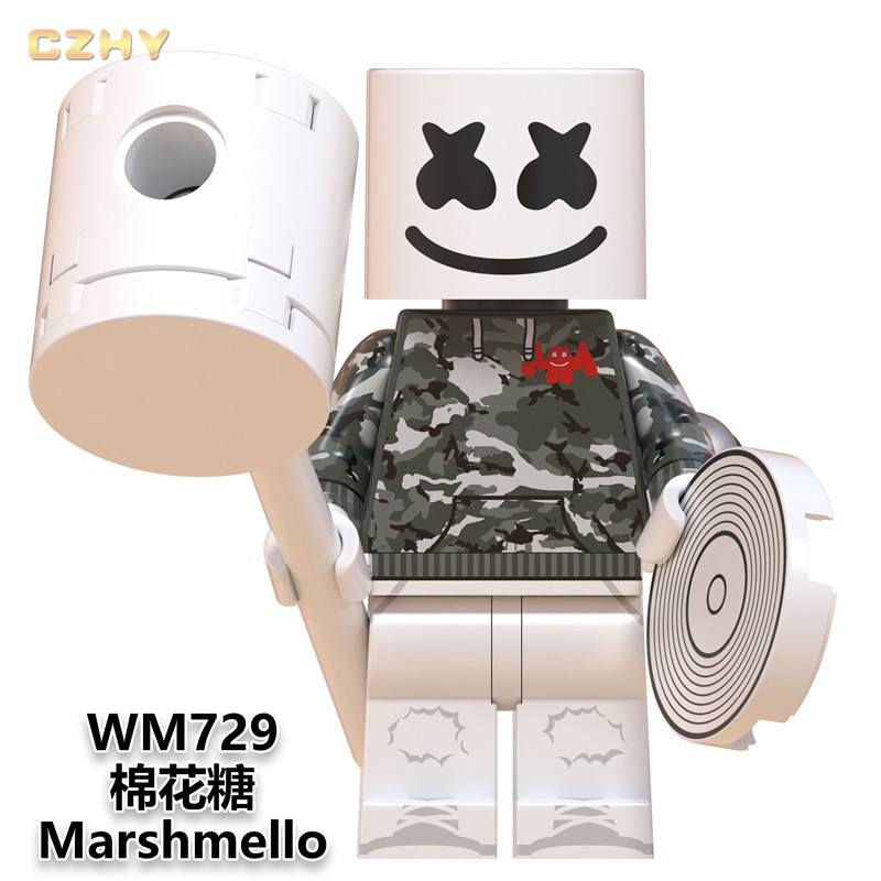 Bộ Lắp Ghép Lego Nhân Vật Dj Marshmellow Aim Agent Cho Trẻ Em Wm6064