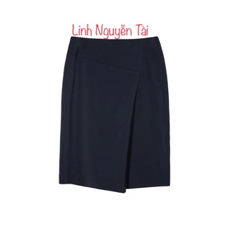 Chân váy chữ A vạt lệch